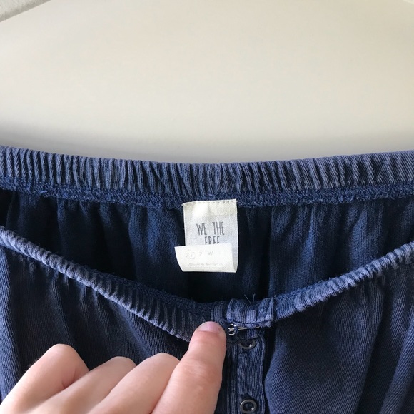 Free People off the shoulder cotton blouse - Picture 3 of 4